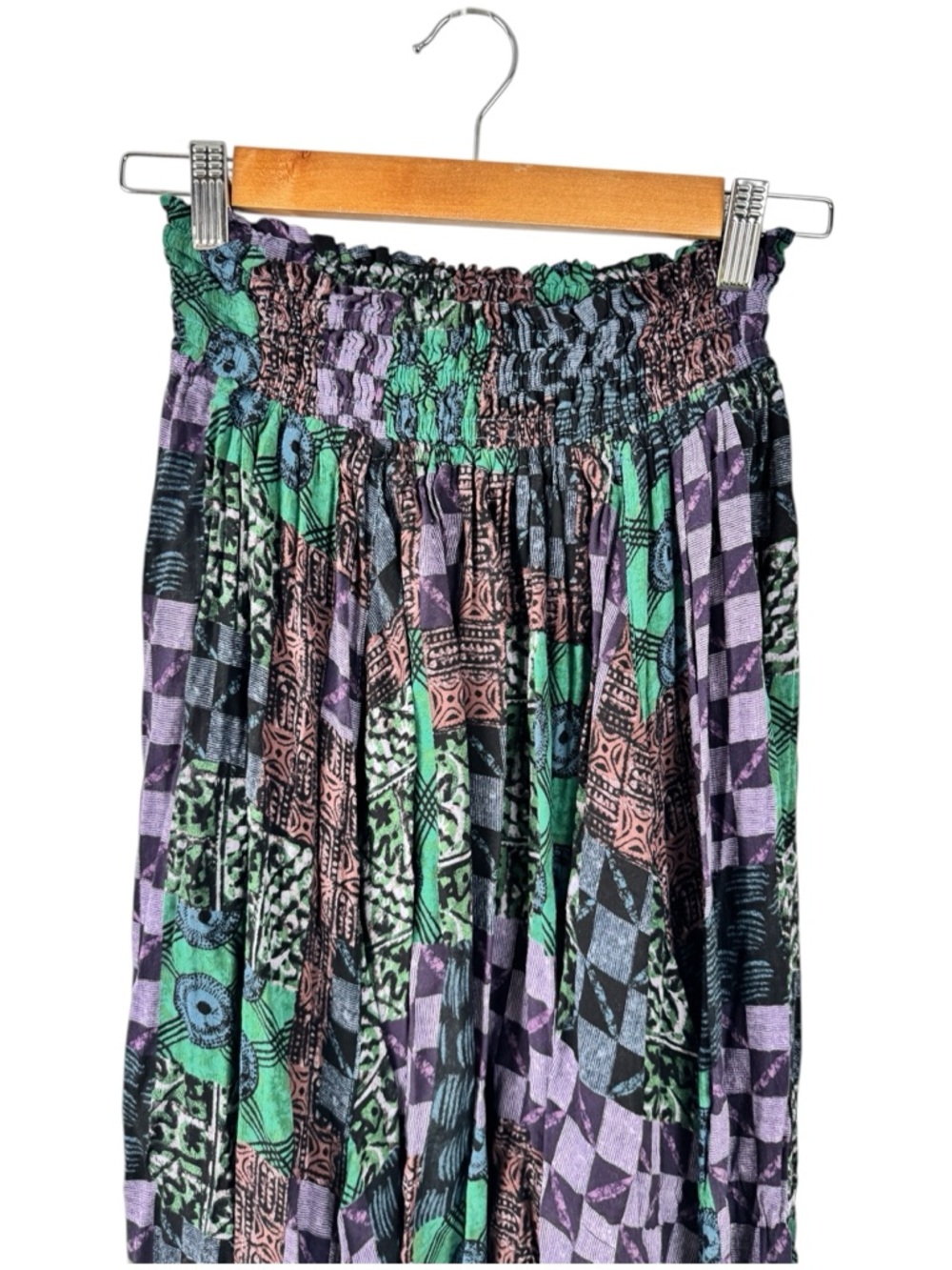 Free People Intimately Into The Wild Harem Pants Medium Boho Geometric Dark - Picture 9 of 16